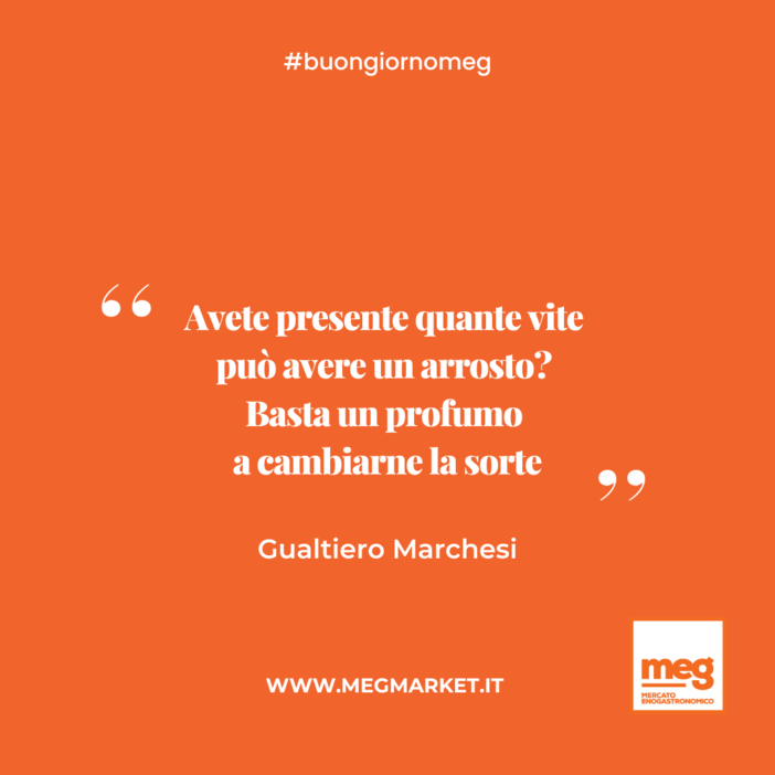 &quot;Avete presente quante vite può avere un arrosto? Basta un profumo a cambiarne la sorte.&quot;