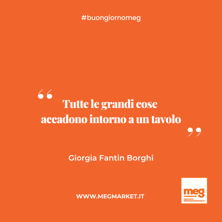 &quot;Tutte le grandi cose accadono intorno a un tavolo.&quot;