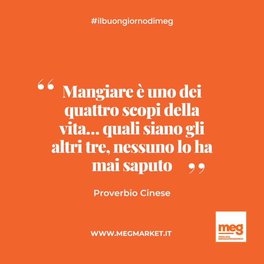 Mangiare è uno dei quattro scopi della vita...quali siano gli altri tre, nessuno lo ha mai saputo