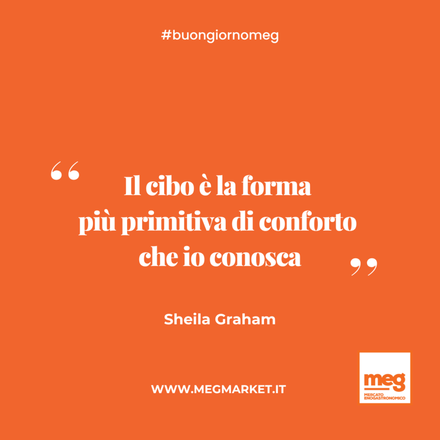 Il cibo è la forma più primitiva di conforto che io conosca.