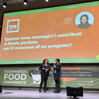 Simona Rossotti, CEO di MEG &amp; Partner presente all'evento Ecommerce Food Conference