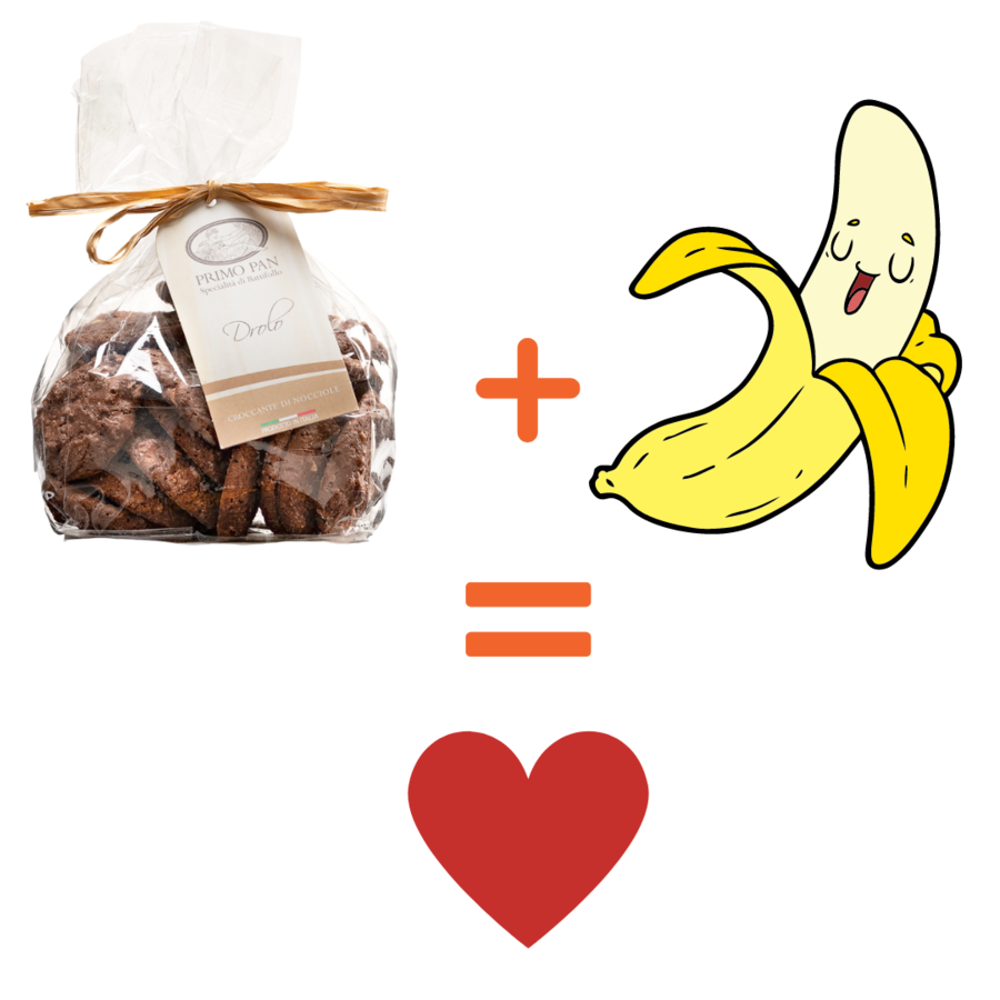 Banana e croccante di nocciole: una merenda golosa per il Banana Day!