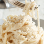 Pasta con crema di Parmigiano Reggiano e pepe nero