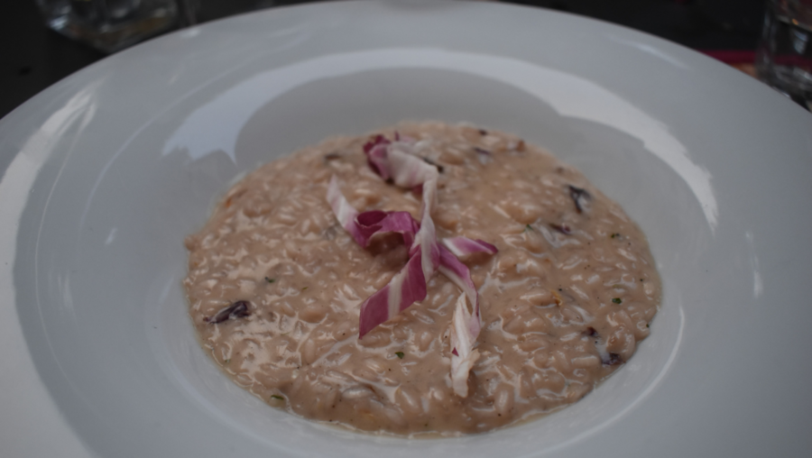 Risotto radicchio e fontina